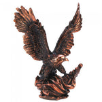 Bronze-Look Eagle in Flight Statue